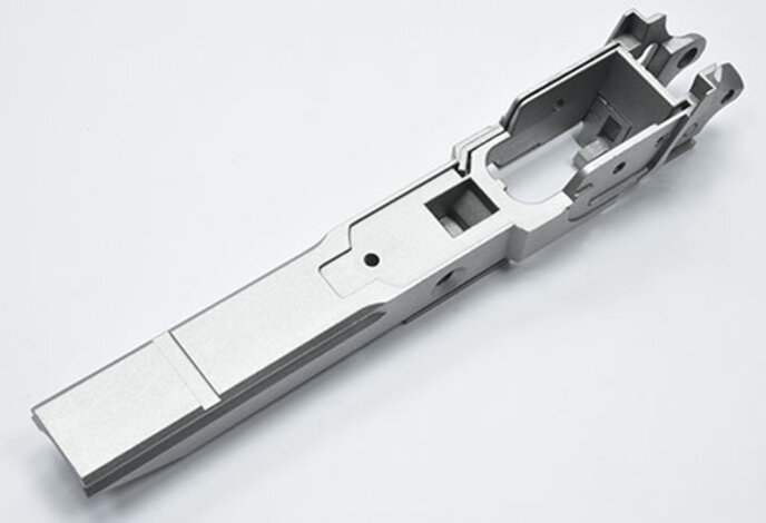 Guarder Aluminum CNC Anodized Frame for Tokyo Marui Hi Capa Gold Match (No Markings / Silver)
