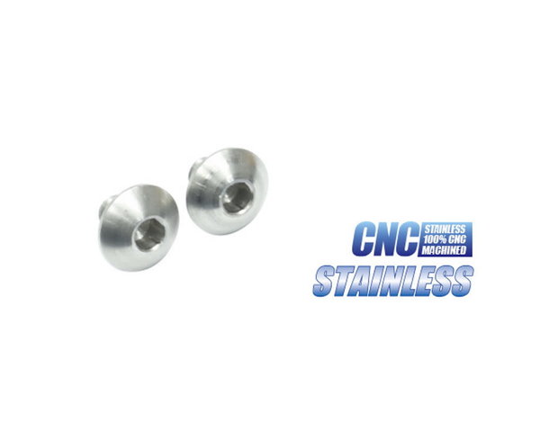 Guarder Guarder Stainless Steel CNC Grip Screws for Tokyo Marui 5.1 / 4.3 Hi Capa, Silver