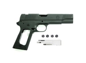 Guarder Guarder Aluminum Slide and Frame for Tokyo Marui MEU .45, TRP Markings, Black