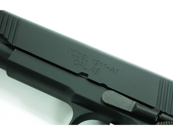 Guarder Guarder Aluminum Slide and Frame for Tokyo Marui MEU .45, TRP Markings, Black