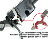 Guarder Aluminum Slide and Frame for Tokyo Marui MEU .45, TRP Markings, Electroplating Sliver