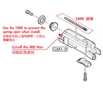 Guarder Guarder Aluminum Standard Slide for Tokyo Marui Hi Capa 5.1  (Springfield / Dual Tone)