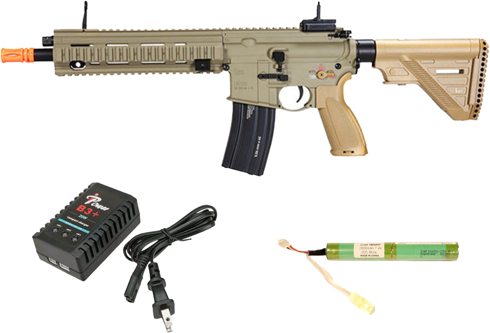 Elite Force H&K 416 A5 Competition AEG FDE with Lipo Battery and