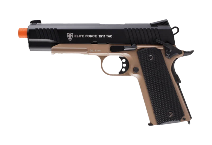 Elite Force 1911 Tactical (GEN3) Black / Dark Earth Brown Gunfighter Package