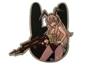 Weapons Grade Waifus Weapons Grade Waifus Bunnygirl Two Morale Patch