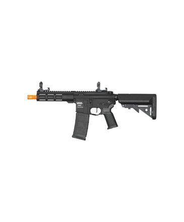 Lancer Tactical Lancer Tactical Viking GEN2 M4 Proline 7" M-LOK PDW Low FPS Metal Rifle with Crane Stock Black