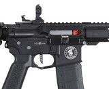 Lancer Tactical Viking GEN2 M4 Proline 7" M-LOK PDW Low FPS Metal Rifle with Crane Stock Black
