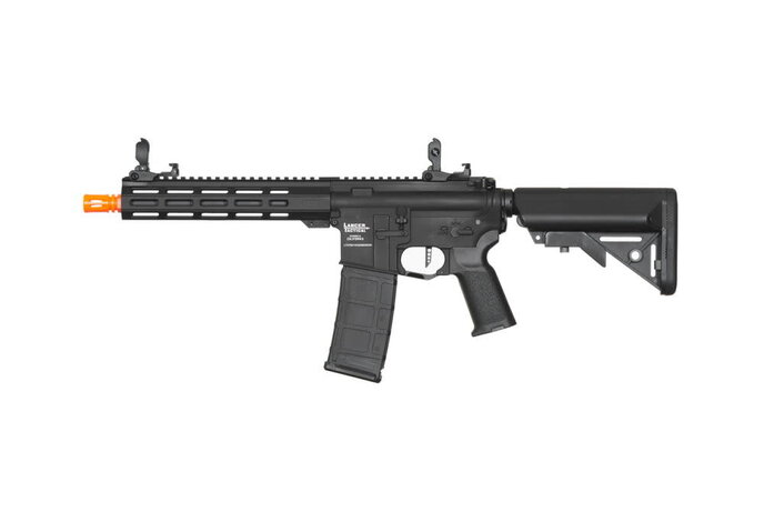 Lancer Tactical Viking GEN2 M4 Proline 10" M-LOK PDW High FPS Metal Rifle with Crane Stock Black
