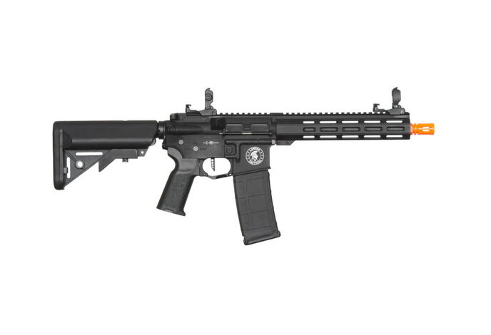 Lancer Tactical Viking GEN2 M4 Proline 10" M-LOK PDW High FPS Metal Rifle with Crane Stock Black