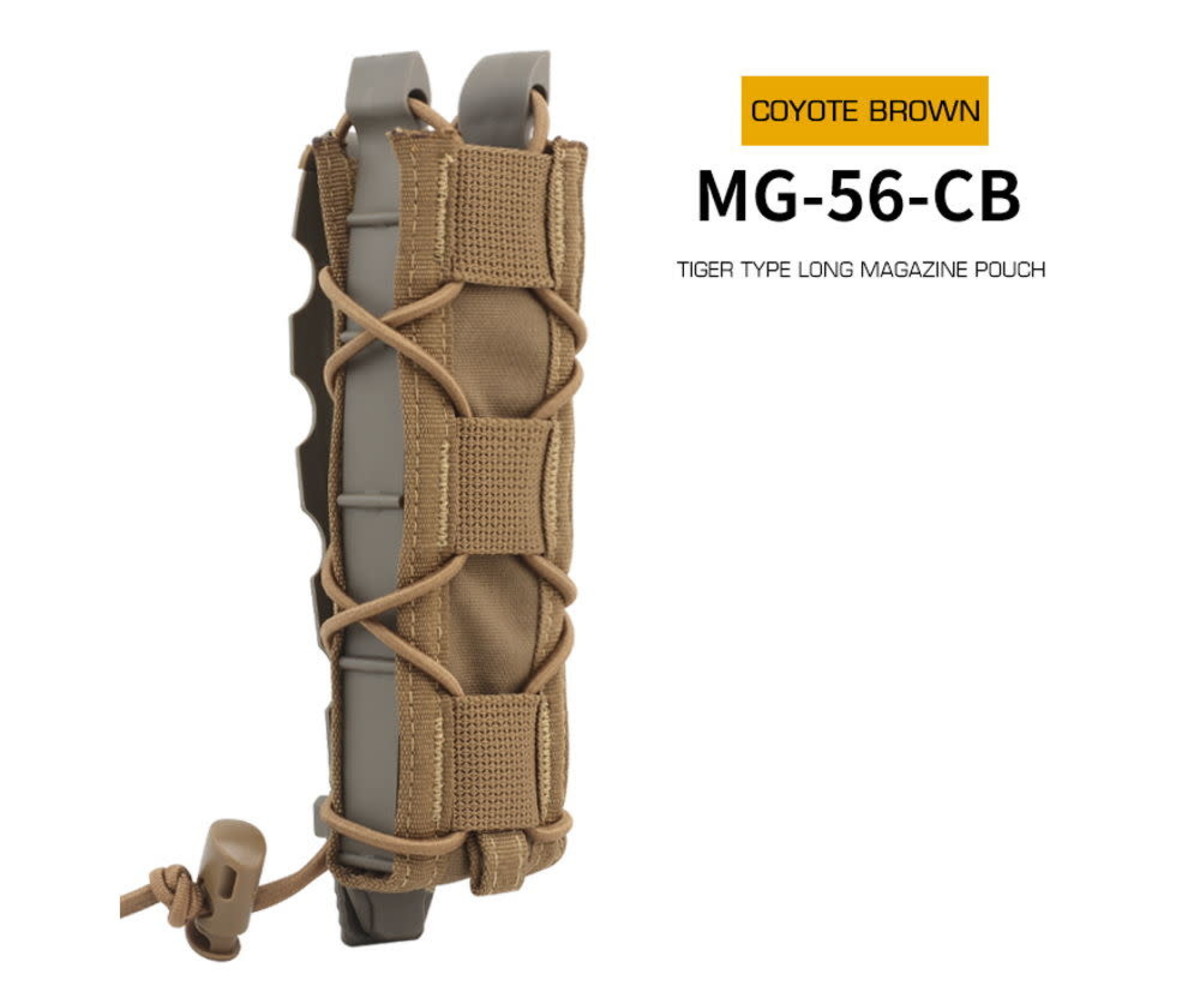 Wosport Tiger Type Long Magazine Pouch - Airsoft Extreme