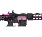 Lancer Tactical Lancer Tactical GEN2 M4 Enforcer Proline 7" Battle Hawk PDW Skeleton High FPS Metal Rifle Black/Purple