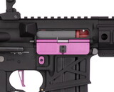 Lancer Tactical GEN2 M4 Enforcer Proline 7" Battle Hawk PDW Skeleton High FPS Metal Rifle Black/Purple