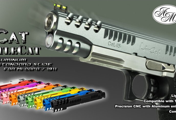 Airsoft Masterpiece LimCat BATTLECAT Slide for 5.1 Hi Capa / 1911