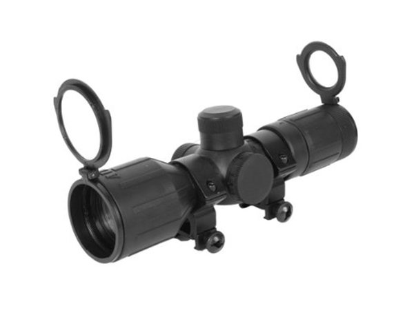 Aimsports Aimsports 3-9X40mm Rubber Armored Scope with Rings