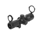 Aimsports Aimsports 3-9X40mm Rubber Armored Scope with Rings