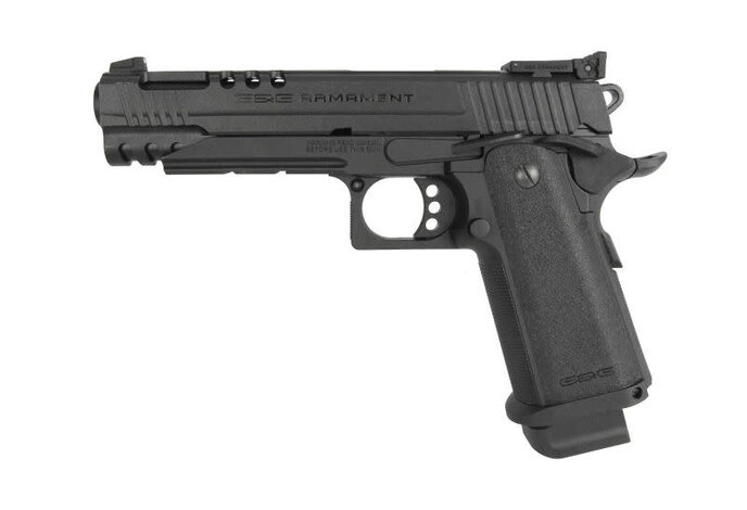 G&G GPM1911 CP Double Stack Green Gas Blowback Pistol Black