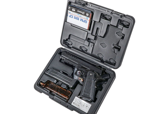 G&G GPM1911 CP Double Stack Green Gas Blowback Pistol Black