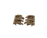 Modular rail panel, 8 pc kit, tan