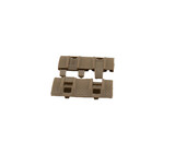 Modular rail panel, 8 pc kit, tan
