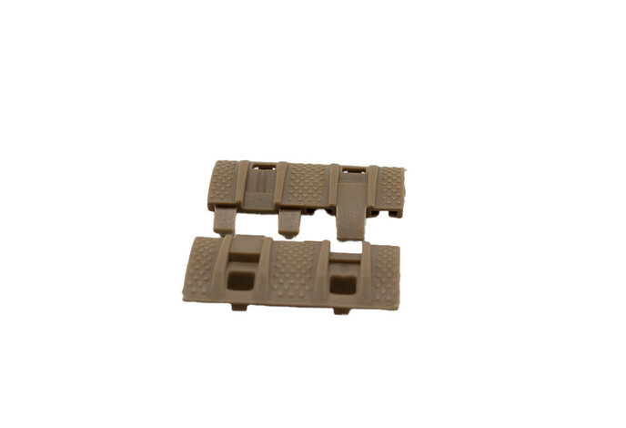 Modular rail panel, 8 pc kit, tan