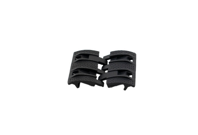 Modular rail panel, 8 pc kit, black