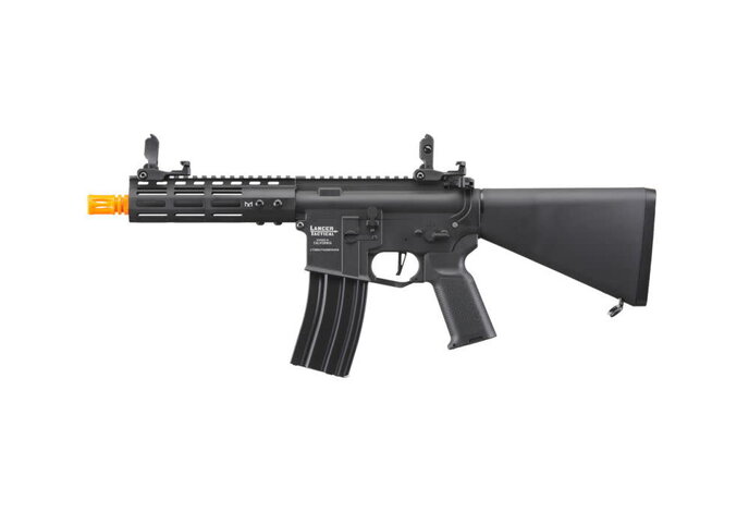 Lancer Tactical Archon GEN2 M4 Proline 7" M-LOK PDW High FPS Metal Rifle with Stubby Stock Black