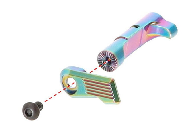 Nine Ball Hi Capa 5.1 NEO Magazine Release Lever, Heat Gradation