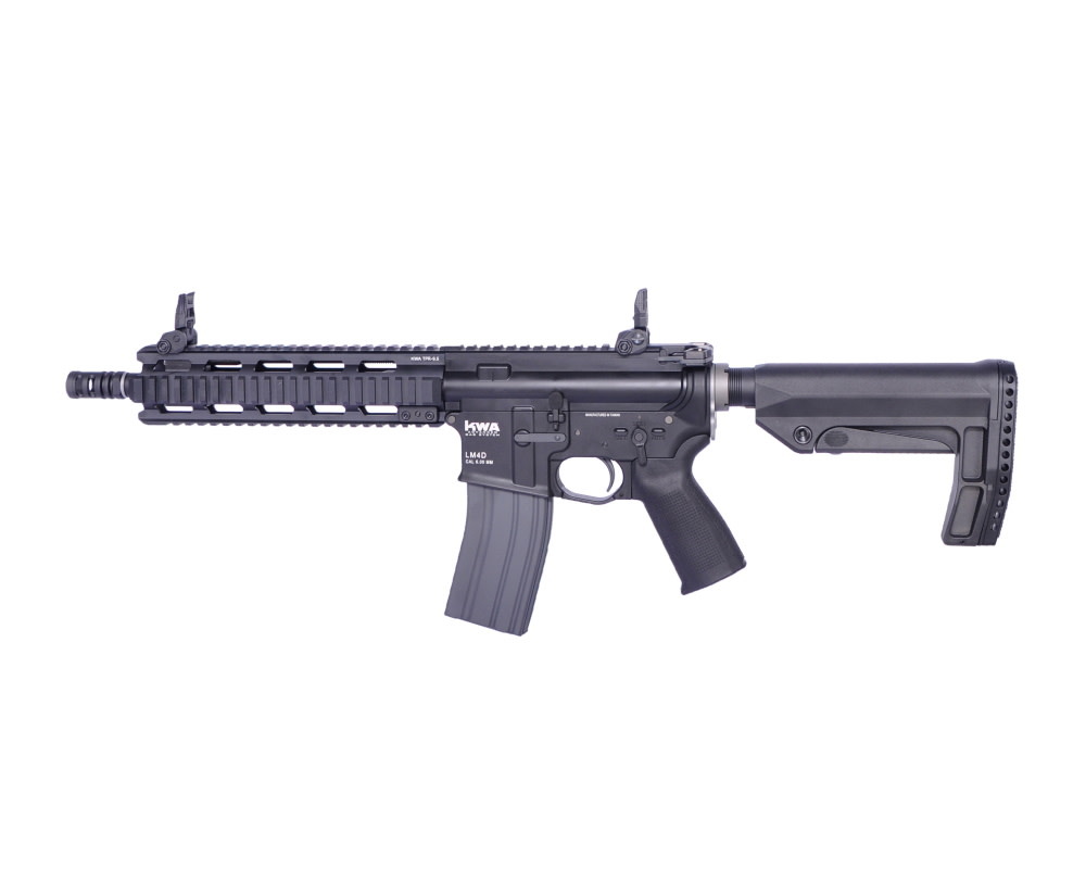 KWA Full Metal LM4 PTR Gas Blowback Airsoft Training Rifle