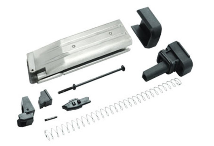 Guarder Aluminum Magazine Kit for Tokyo Marui Hi Capa 5.1 (No Marking / Silver)