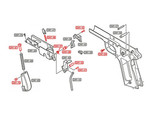 Guarder Guarder Chassis Internal Parts For Tokyo Marui M1911A1 / MEU / M45A1 / S70 / Detonics