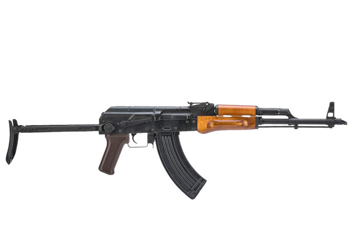 LCT Airsoft LCKMS AK47S Tactical Folding Stock AEG (Wood handguard)