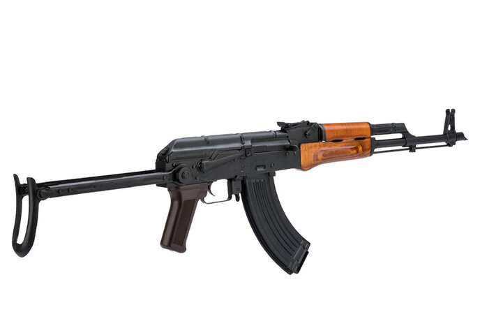 LCT Airsoft LCKMS AK47S Tactical Folding Stock AEG (Wood handguard)