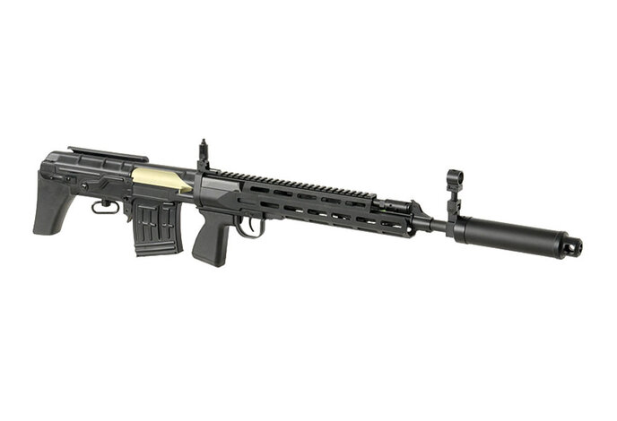 Cyma Standard SVU Airsoft AEG Bullpup Sniper Rifle with M-LOK Handguard Black