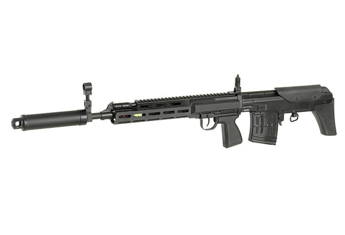Cyma Standard SVU Airsoft AEG Bullpup Sniper Rifle with M-LOK Handguard Black