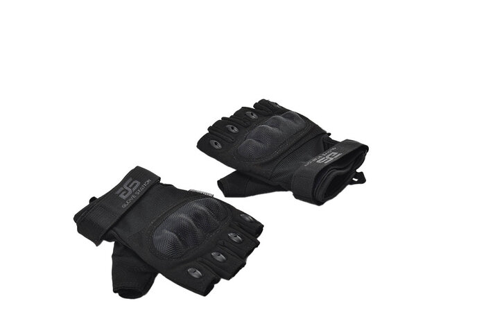 GloveStation Combat Fingerless Hard Knuckle Gloves