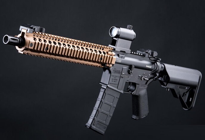 EMG Daniel Defense Licensed DDM4 Airsoft AEG Rifle w/ CYMA Platinum QBS Gearbox DDM4A1 Carbine