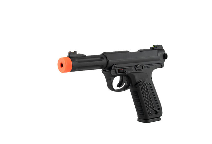 Action Army AAP-01 Assassin Green Gas Pistol, Semi / Full-Auto,