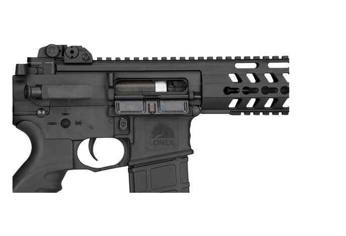 Lancer Tactical Rapid Deployment M4 10.5" Nylon Polymer Rifle Black