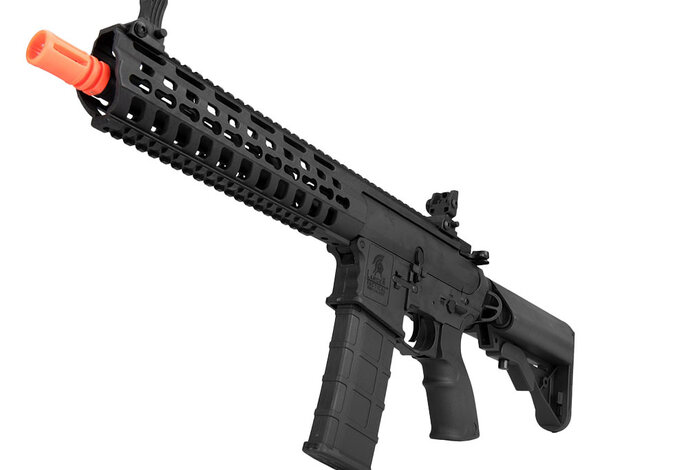 Lancer Tactical Rapid Deployment M4 10.5" Nylon Polymer Rifle Black