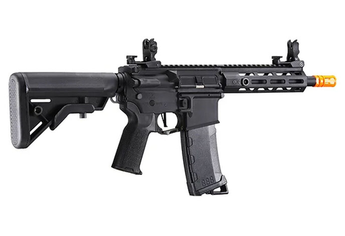 Lancer Tactical GEN3 M4 7" M-LOK High FPS Nylon Body / Metal Barrel Assembly AEG Black