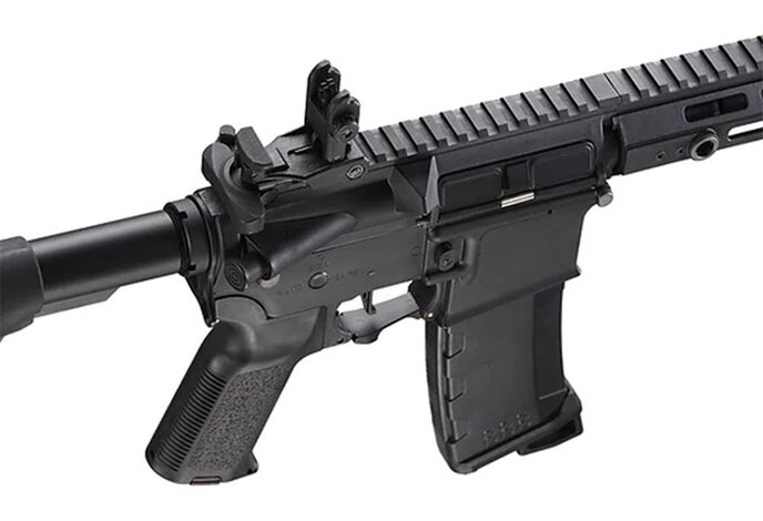 Lancer Tactical GEN3 M4 7" M-LOK High FPS Nylon Body / Metal Barrel Assembly AEG Black