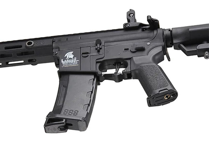 Lancer Tactical GEN3 M4 7" M-LOK High FPS Nylon Body / Metal Barrel Assembly AEG Black