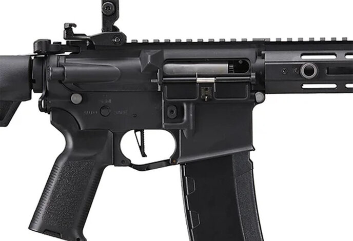 Lancer Tactical GEN3 M4 7" M-LOK High FPS Nylon Body / Metal Barrel Assembly AEG Black