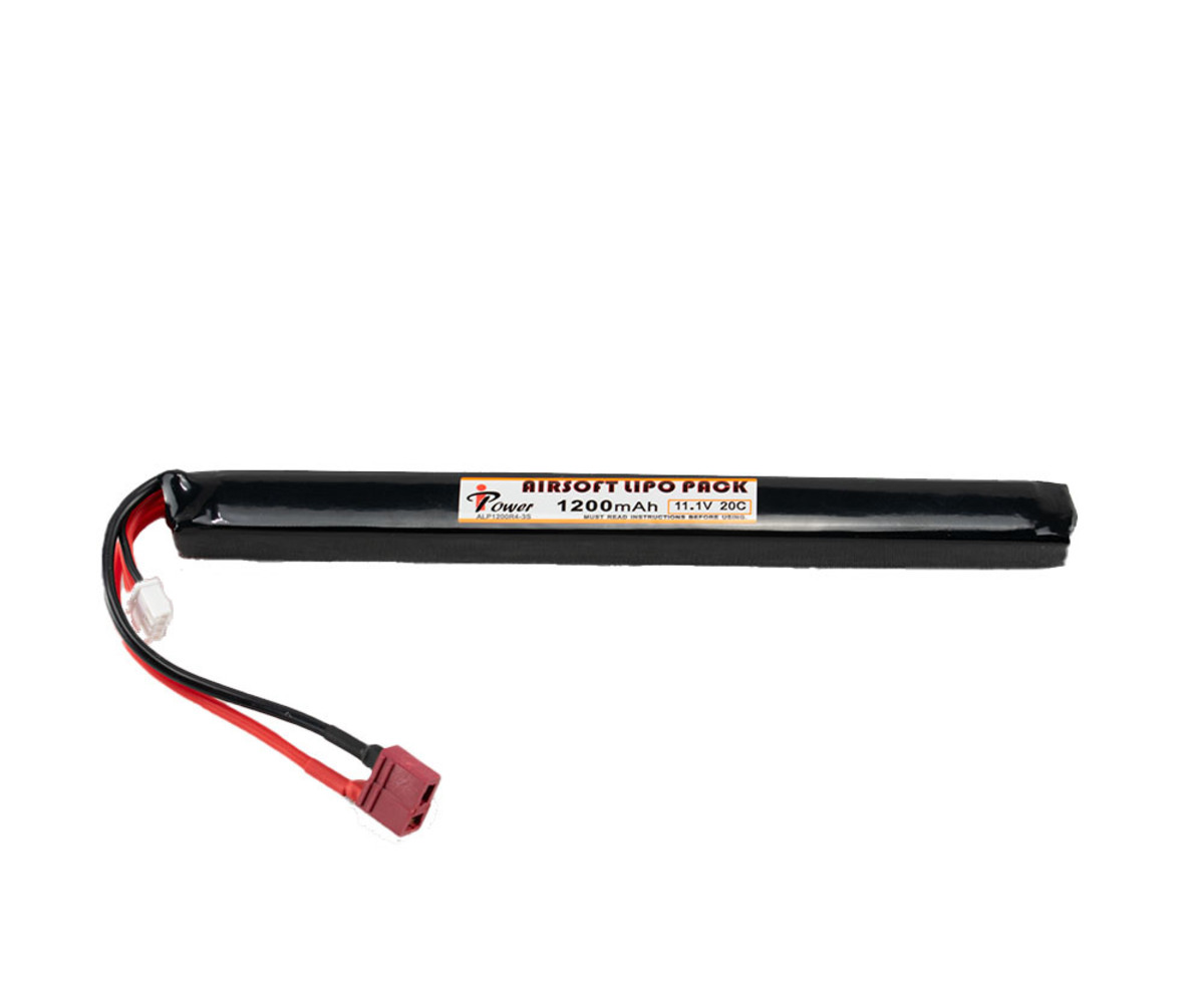 Batterie LiPo 11,1v PEQ 1600mAh (VB) Haute Performance - Phenix Airsoft