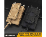 Wosport Tiger Type 5.56 & 9mm Kangaroo Magazine Pouch