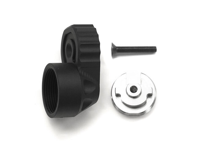 Heretic Labs CNC Aluminum Drop Stock Adapter for AEG / MTW Spec Receivers