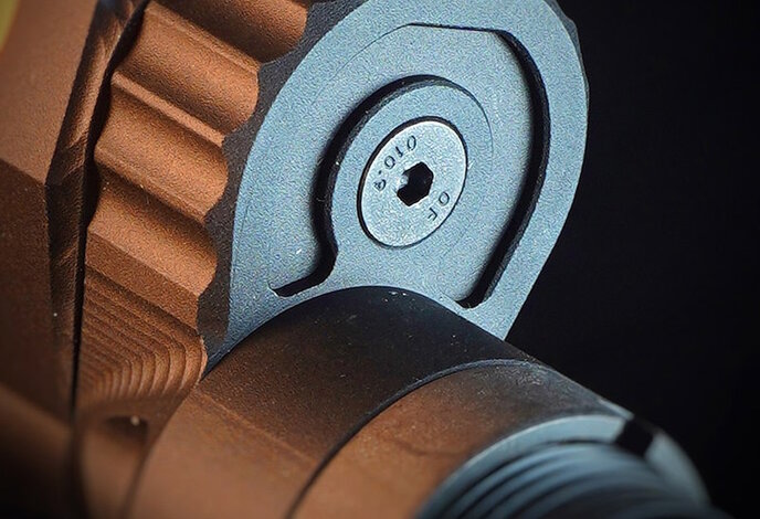 Heretic Labs CNC Aluminum Drop Stock Adapter for AEG / MTW Spec Receivers