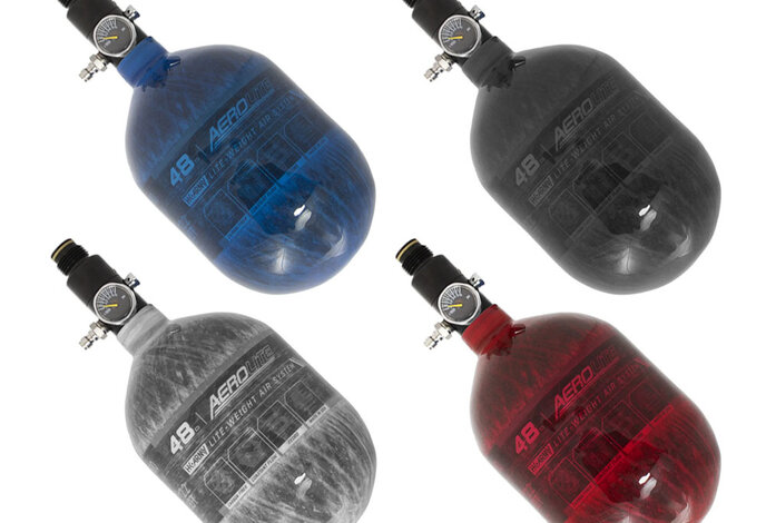 HK Army 48/4500 AeroLite Carbon Fiber Tank (800 psi Output)