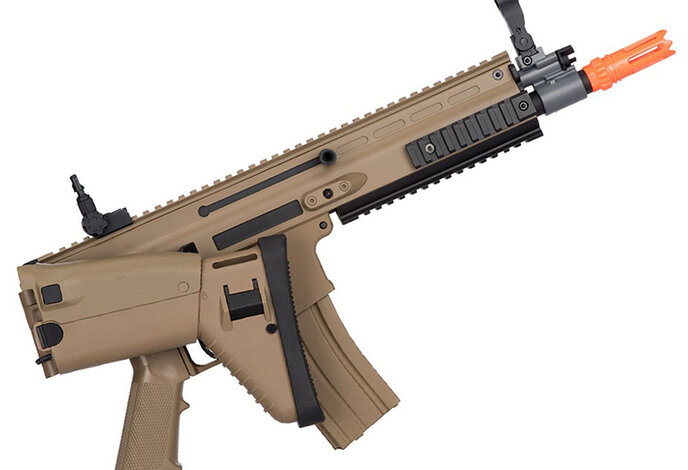 FN Herstal Licensed SCAR-L CQC by Cybergun CYMA Desert Tan