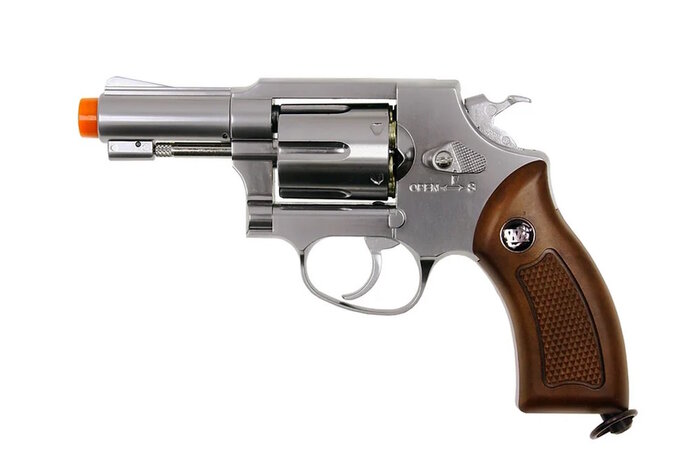Win Gun Full Metal CO2 Revolver M36 , Silver
